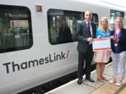 Thameslink staff get on their bikes for charity