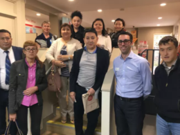 Visitors from Kazpost, the Kazakhstani Post Office visit London Post Office