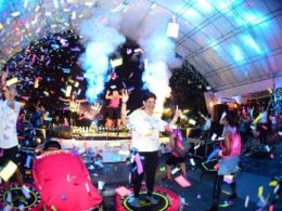 Mini trampoline exercise programme founder breaks World Record