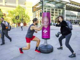 Punch bag spotted at train stations emblazoned with Chris Grayling’s face