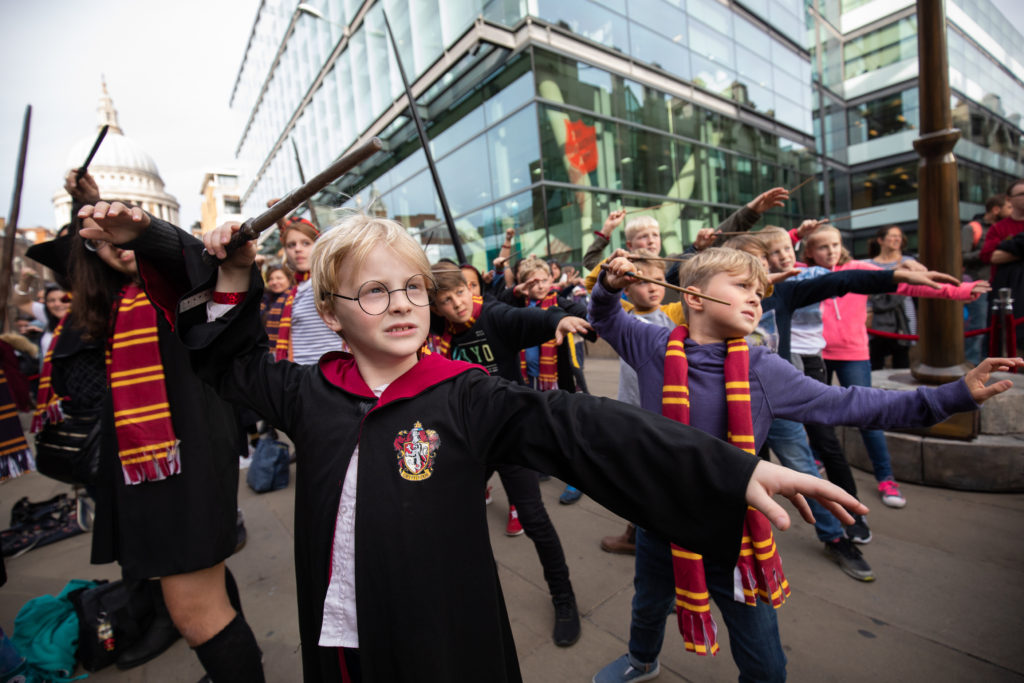 Hundreds of Wizarding World fans receive wand training at London's ...