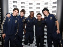 Tycoon Frank Khalid hosts Chelsea FC first team at his Chak89 eatery