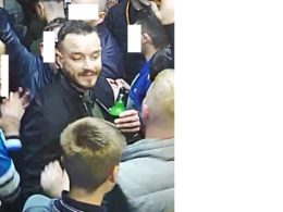 Image of man released after disorder at Crystal Palace v Newcastle