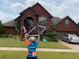 CELEBRITY PRO-CYCLIST, DAUGHTER OF LAST MONOLINGUAL CHEROKEE LISA CHRISTIANSEN RIDING TO FIGHT KIDS’ CANCER