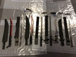 Armed officers seize 11 knives after vehicle stop in Islington