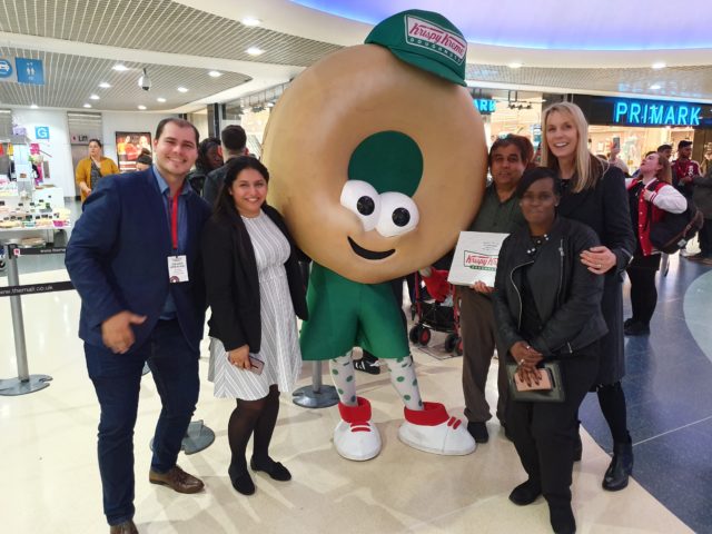 KRISPY KREME LAUNCHING AT THE MALL WOOD GREEN