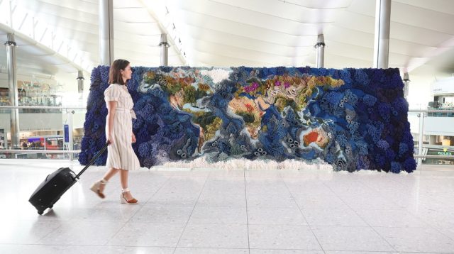 Botanical Tapestry at Heathrow, London, 17th July 2019
