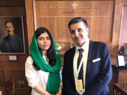 City entrepreneur Frank Khalid meets Noble Peace winner Malala Yousafzai