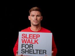 KIERON RICHARDSON JOINS CELEBRITIES TO RALLY NATION TO ‘SLEEP WALK’ IN THE FIGHT AGAINST HOMELESSNESS