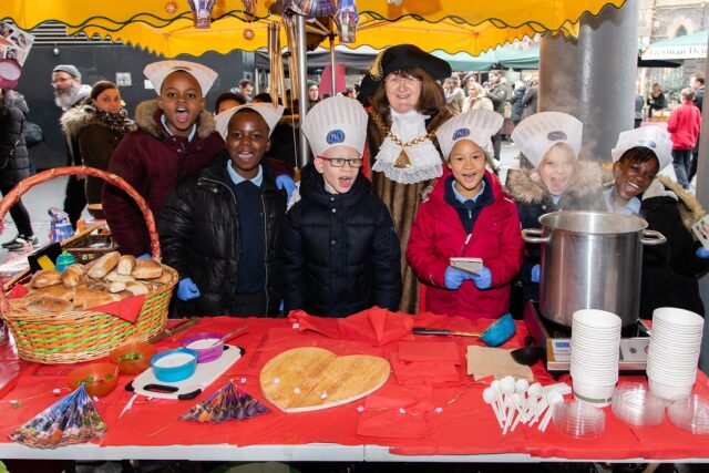 School Food Matters Borough Market Soup Sales Day