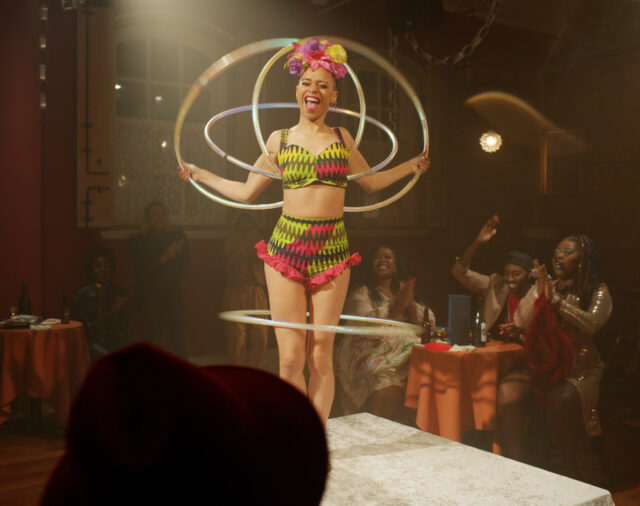 4 Amazí from The Cocoa Butter Club in Performance Live The Way Out. Arts Council England, BBC Arts, Battersea Arts Centre
