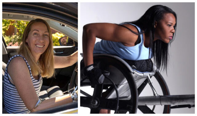 Disability Transport Campaigners Helen Dolphin MBE and Anne Wafula-Strike MBE