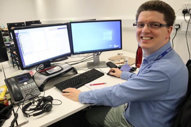 BeyondAutism Intern at work
