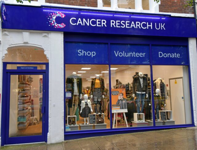 Cancer Research UK Shop Front