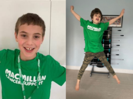 Nine-year-old friends from Finchley raise over £1,000 for Macmillan during lockdown