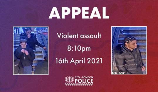 Violent assault 16th April 2021