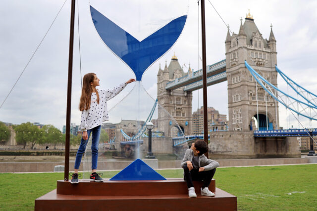 WaterAid Giant Hourglass, London - 25th May 2021