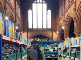 Levi Roots describes going hungry as a child as he volunteers at Brixton Foodbank