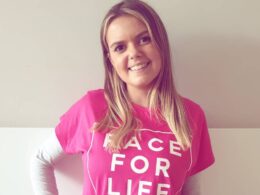 CHILD CANCER SURVIVOR EMILY SUPPORTS RACE FOR LIFE
