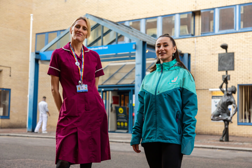 Deliveroo to support training of hundreds of NHS nurses across the UK