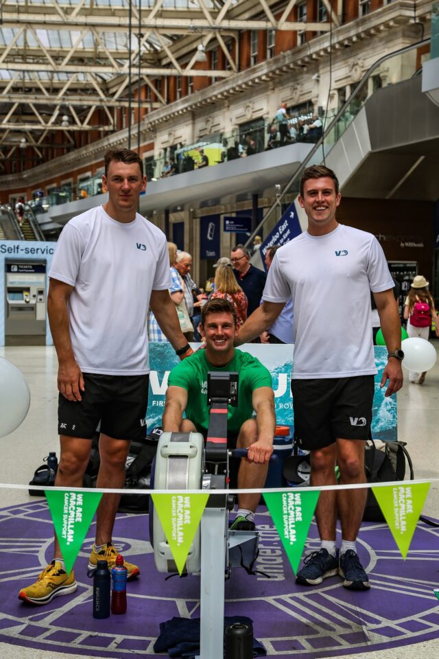 Left to Right Lt Charles Newman, Lt Robert Treasure, and Lt Robert Cross
