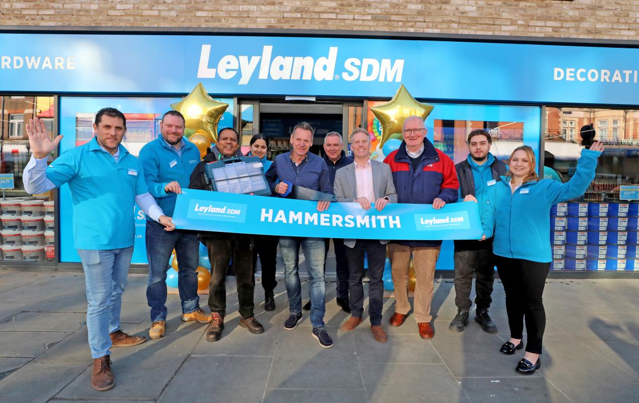 Football legend Pearce opens Hammersmith DIY store London Post