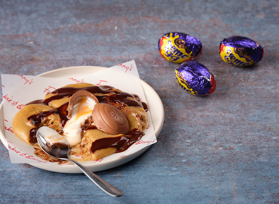 Frankie And Benny’s Has Launched The Most Indulgent Dessert For Easter Cookie Dough With Cadbury