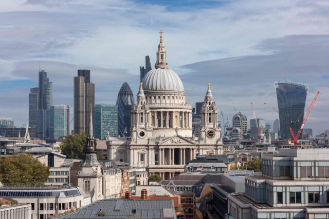 St Paul's at the heart of the City of London