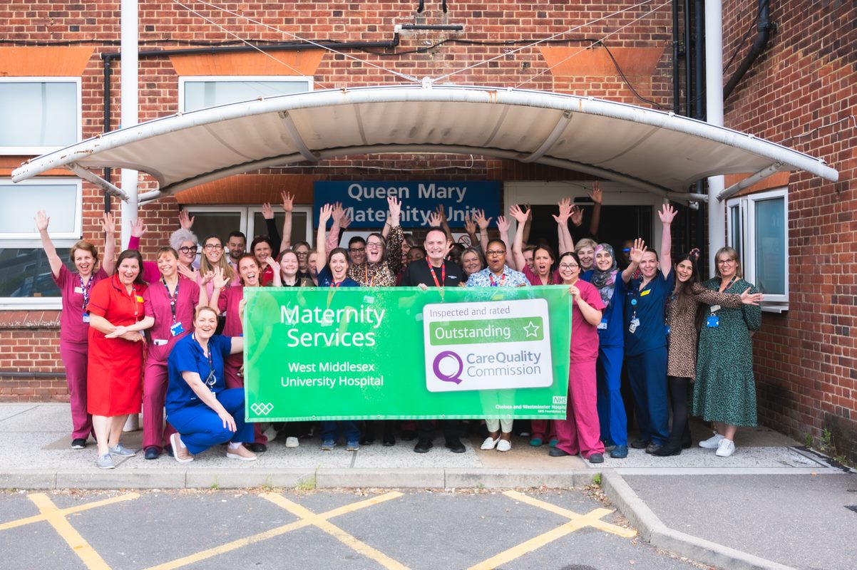 CQC rates maternity services at West Middlesex and Chelsea & Westminster as 'Outstanding' and