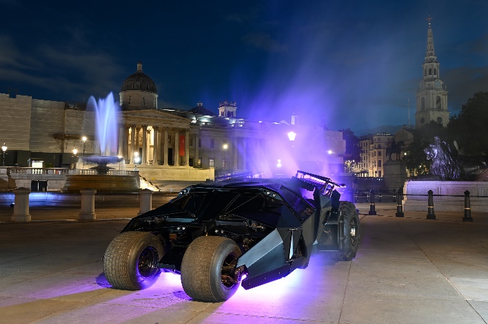 BATMAN’S TUMBLER ROLLS INTO TRAFALGAR SQUARE FOR THE LAUNCH OF ‘BATMAN ...