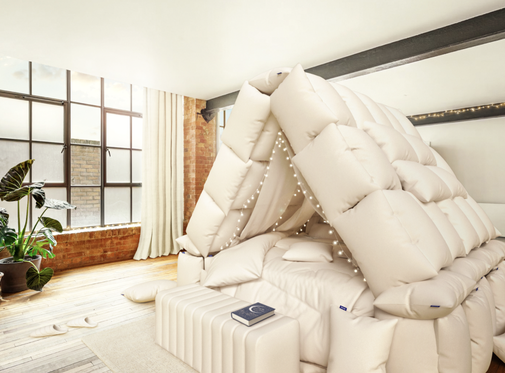 World’s first pillow fort sleep experience unveiled in Shoreditch