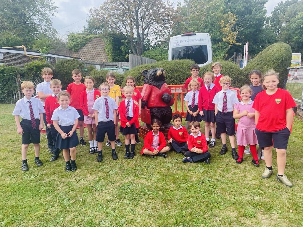 Red Hill Primary School Pascall the bear! London Post