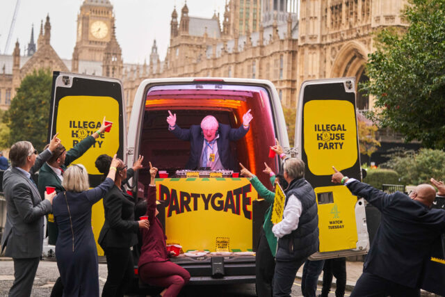 Channel 4 - Partygate, London, 2nd October 2023