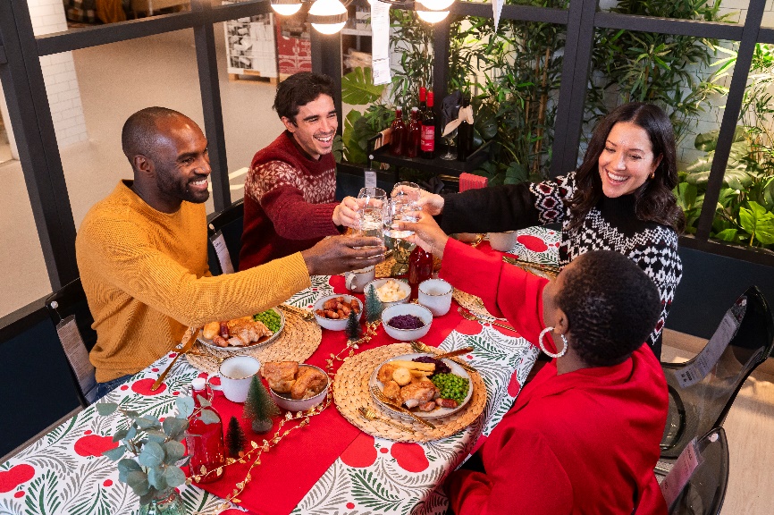 Enjoy a FREE Christmas Dinner in an IKEA roomset London Post