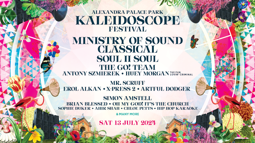 FULL LINE UP ANNOUNCED FOR KALEIDOSCOPE FESTIVAL 2024 AT ALEXANDRA PALACE London Post