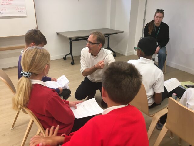 The Timi Champions had a workshop with The Speakers Trust