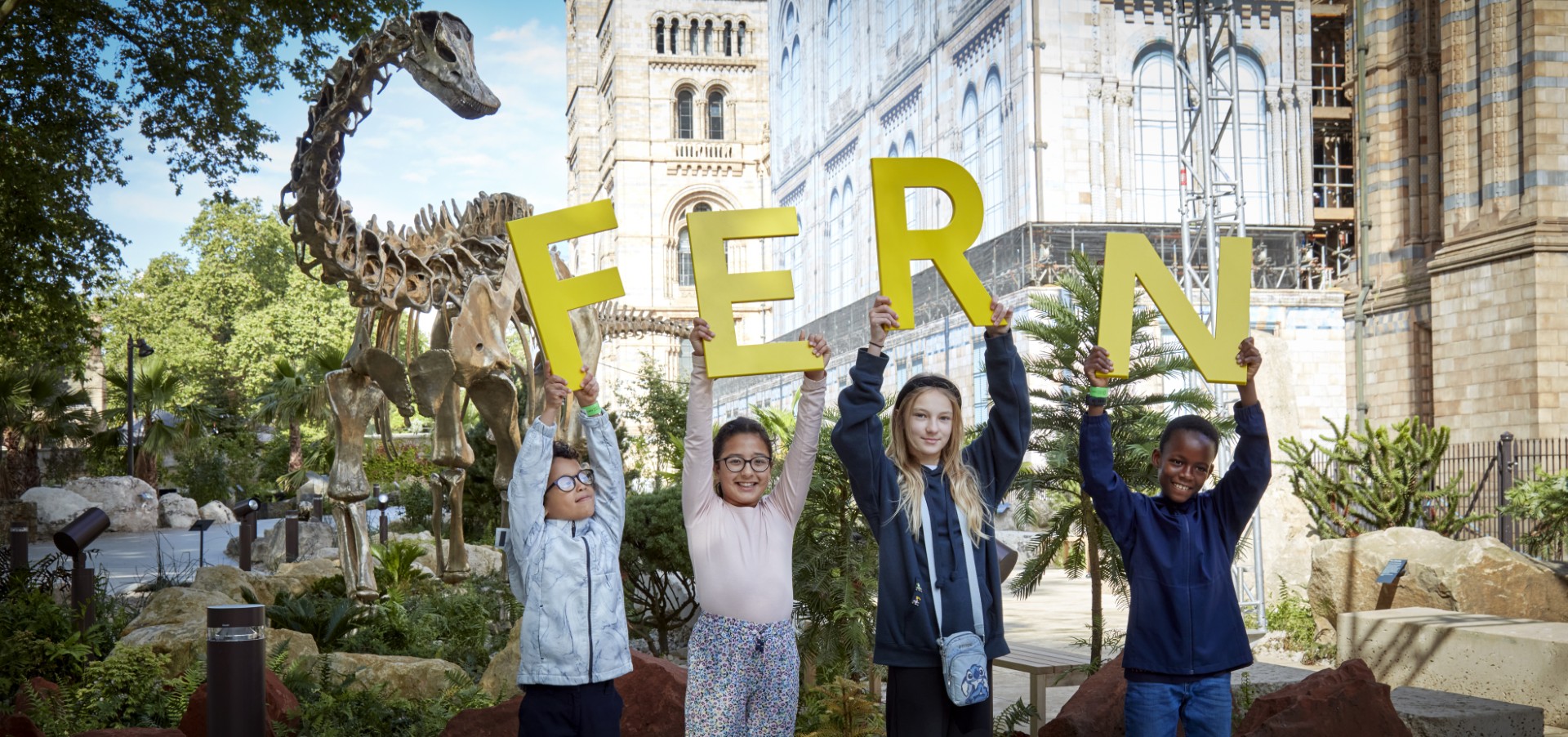 Natural History Museum unveils newest dinosaur, Fern the bronze ...