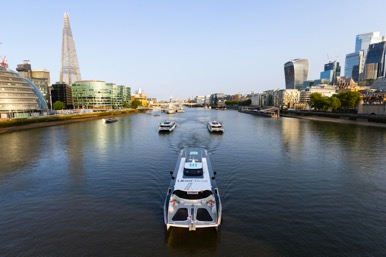 London’s hybrid passenger ferries sail together for the first time ...