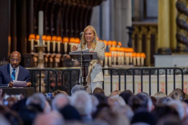 US Ambassador to the UK speaking at St Paul's