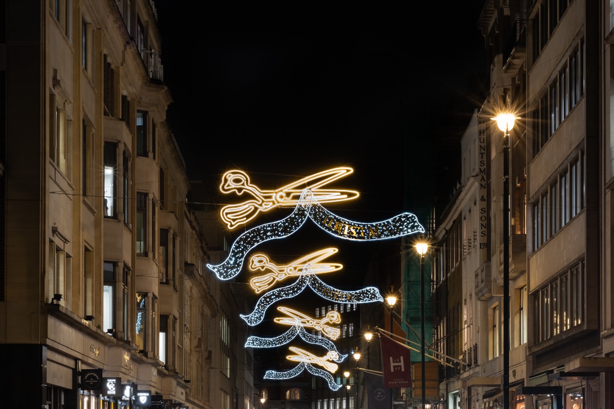 Savile Row Switches On Its Christmas Lights London Post