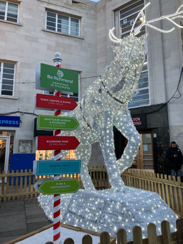 Christmas reindeer - Be Richmond