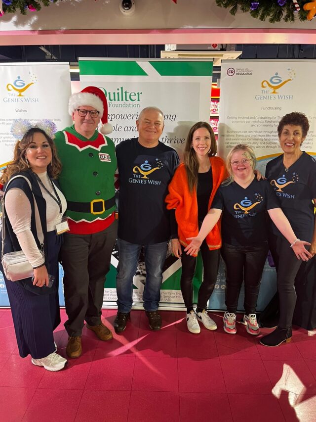 Quilter Foundation sponsors the genies wish to give terminally ill children a wishmas party at Hamleys
