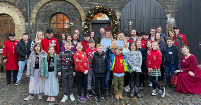 Christmas storytelling at the Royal Hospital Chelsea with Little Troopers