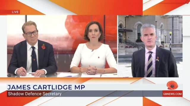 James Cartlidge GB News