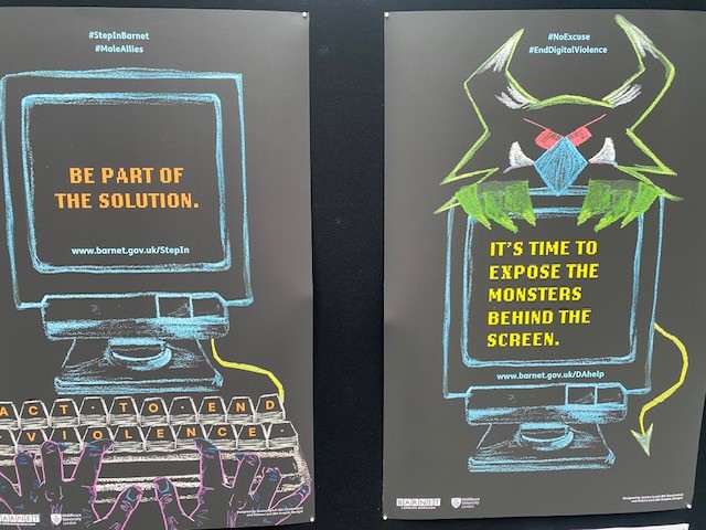 Two of the poster designs