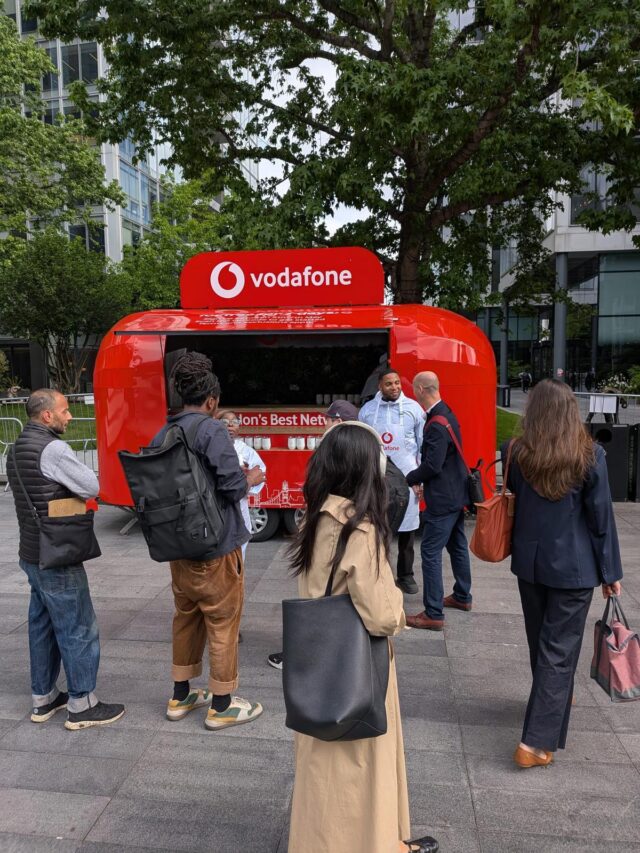 Vodafone Best in London pop up