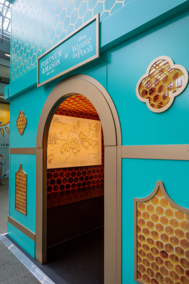 St Pancras x Fortnum's Beehive - entrance