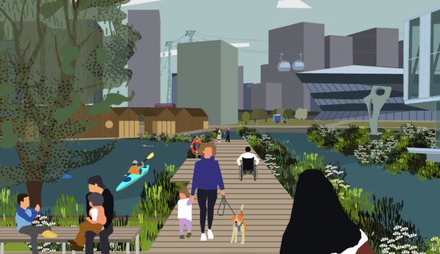 A view of Floating Park - landscape
