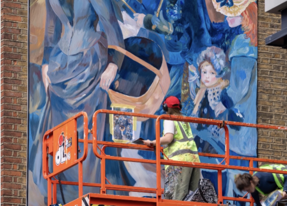 Carnaby Street becomes a living gallery as Renoir???s The Umbrellas is reimagined as a landmark mural