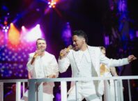 Pospstar Peter Andre returns to Mamma Mia! The Party at London’s O2